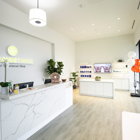 GNE Architecture - Commercial - Orange Twist Med Spa is a light-filled interior fit-out designed to feel open, calm, and welcoming