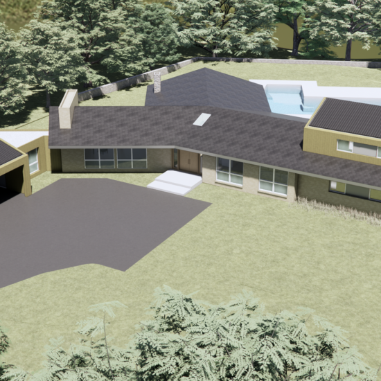 GNE Architecture - Residential - Ridgewood Residence - renovation and addition reimagines an existing mid-century home in suburban New Jersey