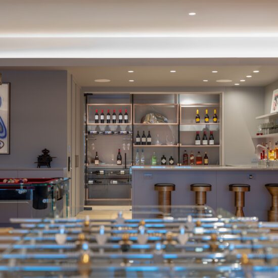 GNE Architecture - Residential - two-level home was comprehensively renovated to modernize the interiors and better utilize the available space.